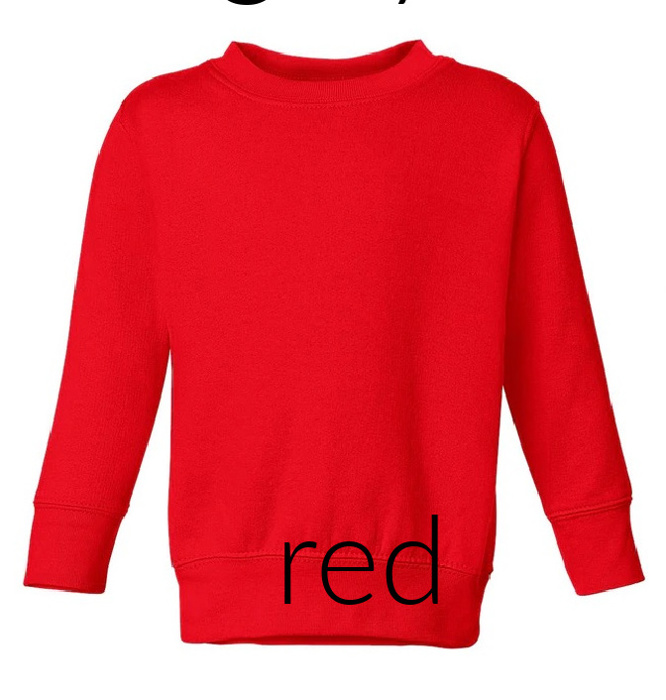 Split Bow Gingham Applique Sweatshirt Kids | 6 Color Options
