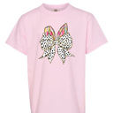  Croquette Bow With Bunny Ears Easter Tee Kids