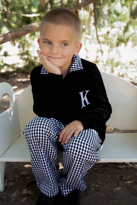Gingham Trimmed Pullover Monogrammed | 8 Colors