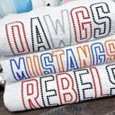  Kids Team/Mascot Gameday  DOT Embroidery Sweatshirt