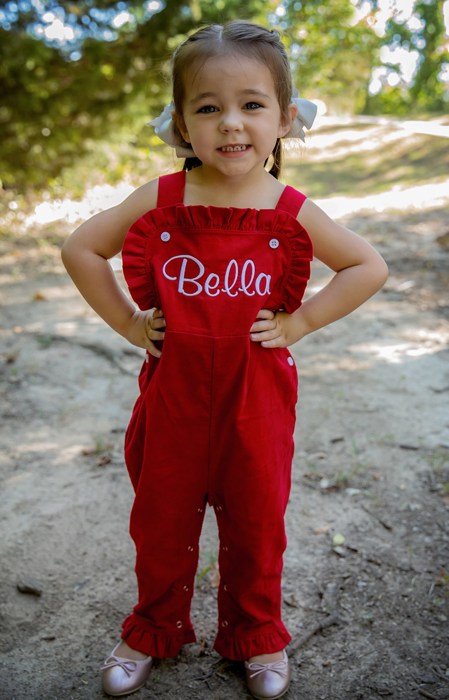 Corduroy Ruffled Longall Personalized | 6 Colors