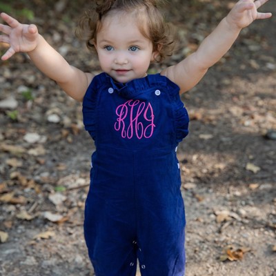 Corduroy Ruffled Longall Personalized | 6 Colors