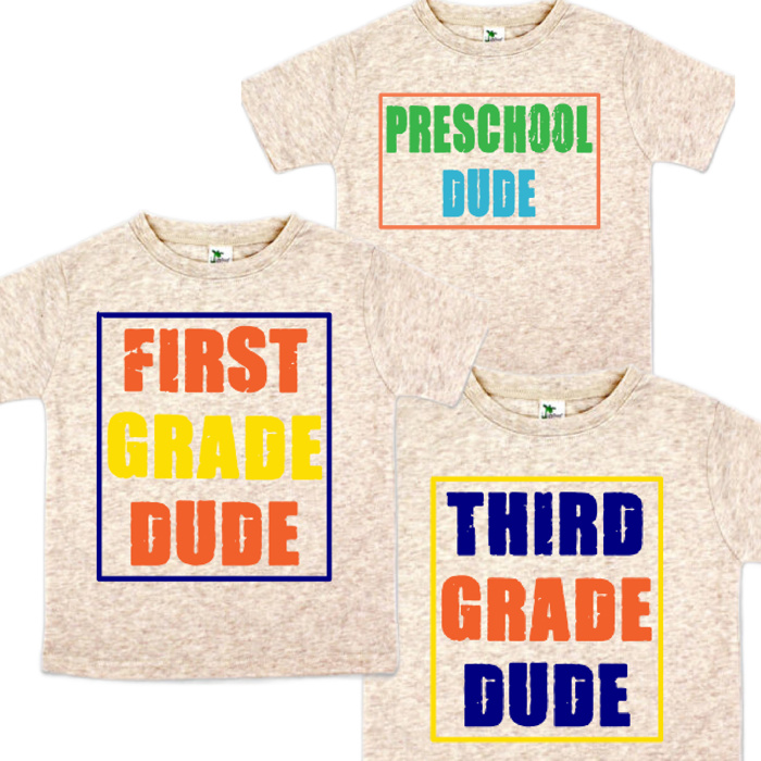 DUDE Grade Tee Back to School 