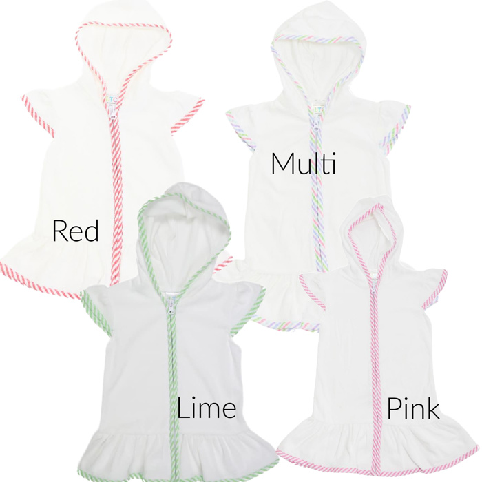 Kids Swim Cover Up Monogrammed Personalized | Sizes 12M-8Y