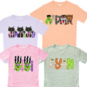  Halloween Monster Mash Name Tee | 11 Alphas 