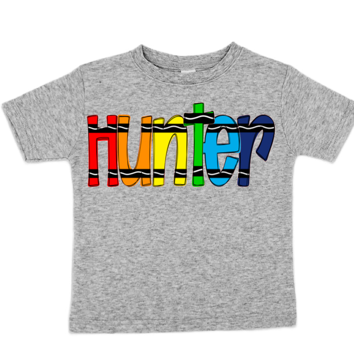 Back to School Name Tee Personalized
