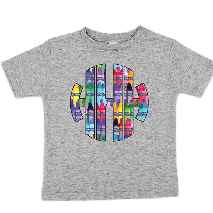 School Days Monogram Tee Back to School| 2 Designs