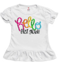  HELLO Grade Tee Back to School