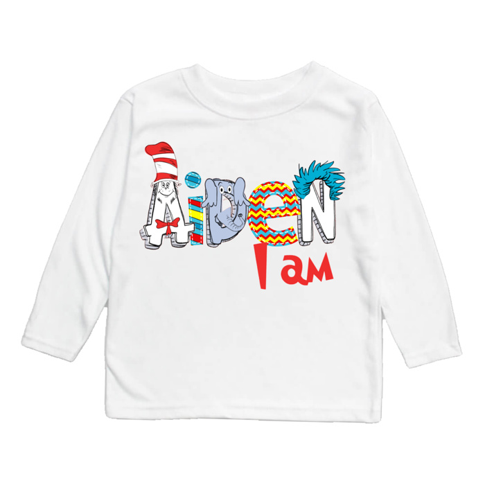 Read Across America Personalized Name Tee | Toddler and Kids