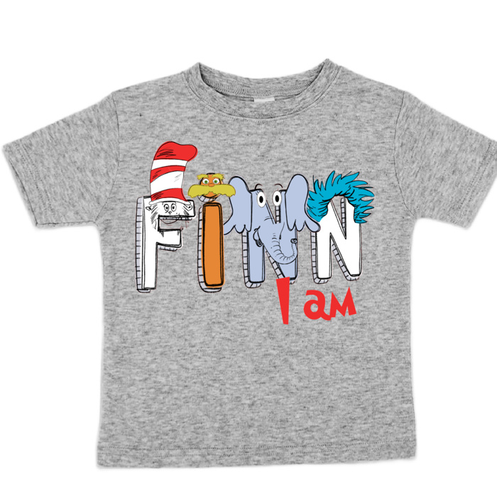Read Across America Personalized Name Tee | Toddler and Kids
