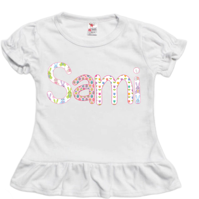 Easter Name Tee | Toddler & Kids | 6 Alphas