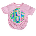  Preppy Monogram Baby Bubble Personalized
