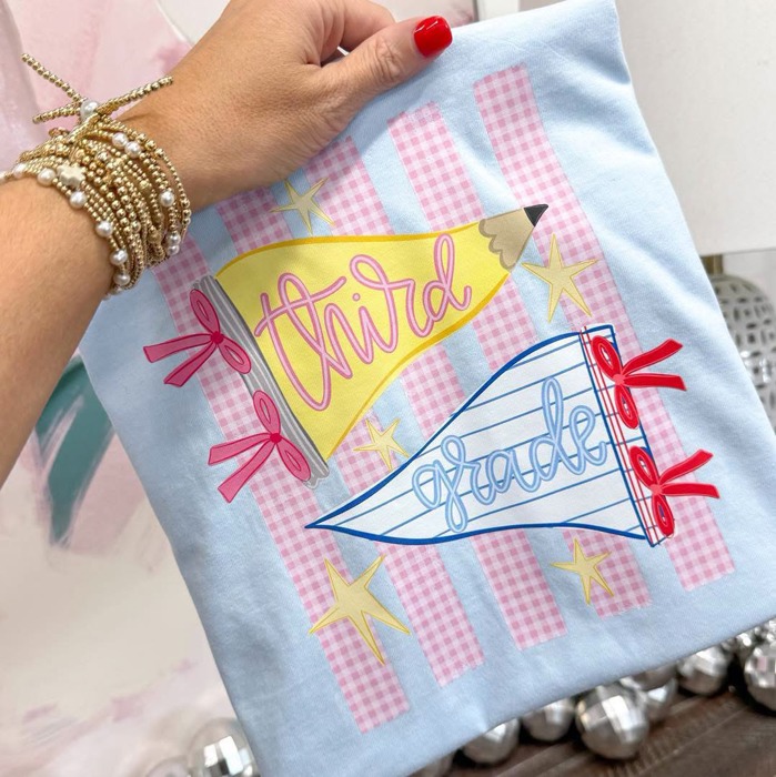 Back to School Grade Tee | 5 Designs
