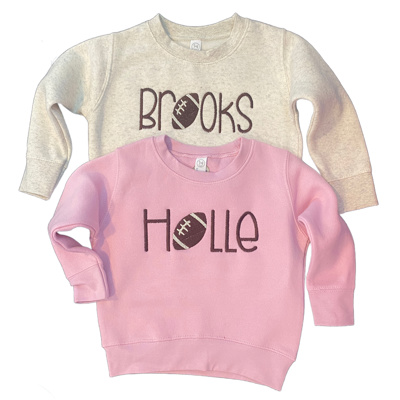 Football Name Sweatshirt Personalized Spiritwear