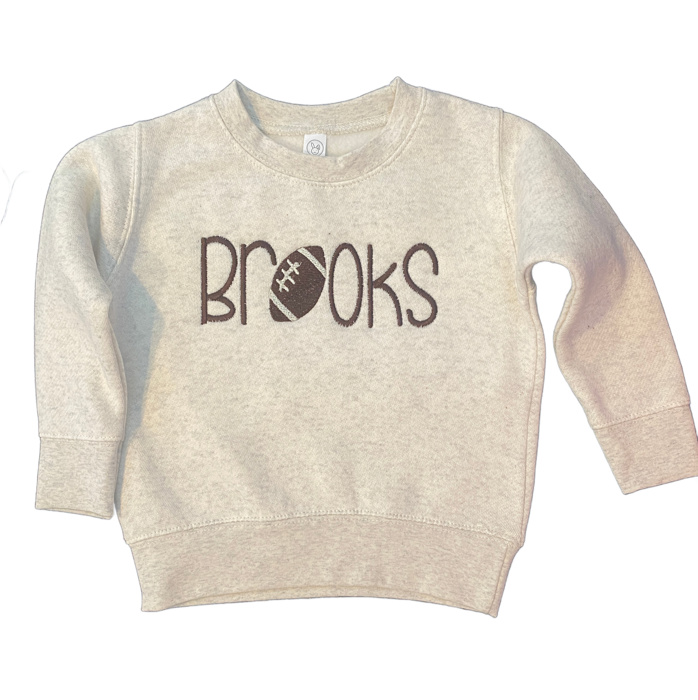Football Name Sweatshirt Personalized Spiritwear