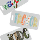  Personalized Alphabet Soup Bag Tag | 48 Alpha Choices |Back to School