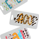  Personalized Alphabet Soup Bag Tag | 48 Alpha Choices |Back to School