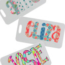  Personalized Alphabet Soup Bag Tag | 48 Alpha Choices |Back to School