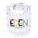  Personalized Alphabet Soup Baby Bib