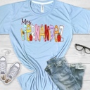  Personalized Teacher Tee with Name