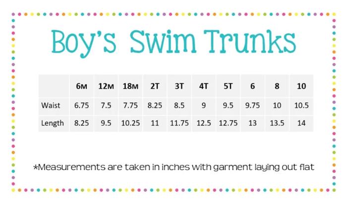 Monogrammed Seersucker Swim | Sizes 12M-10Y