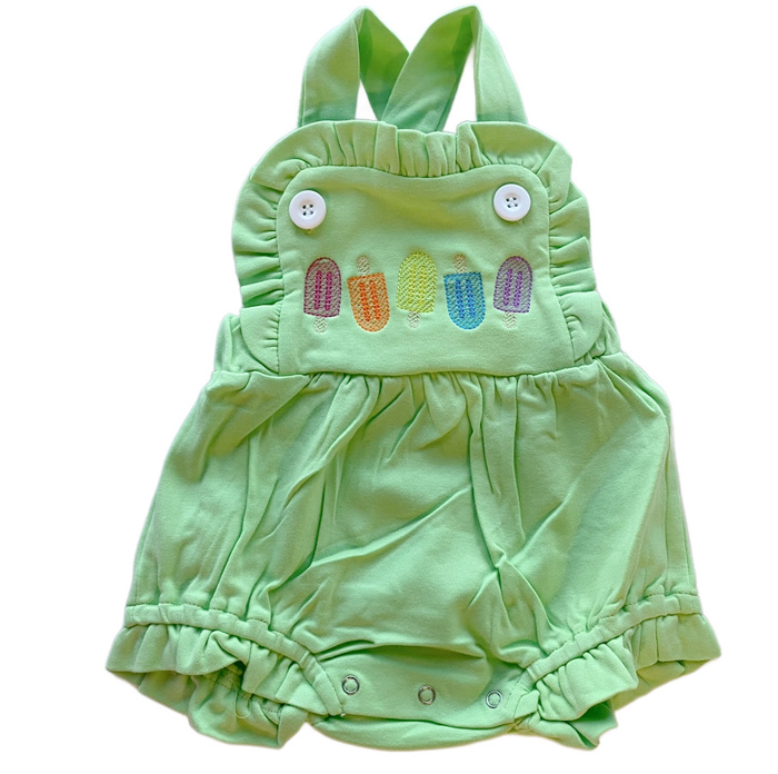 Popsicle Embroidered Knit Sunsuit Sizes 3M-3T