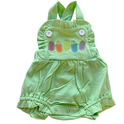 Popsicle Embroidered Knit Sunsuit Sizes 3M-3T