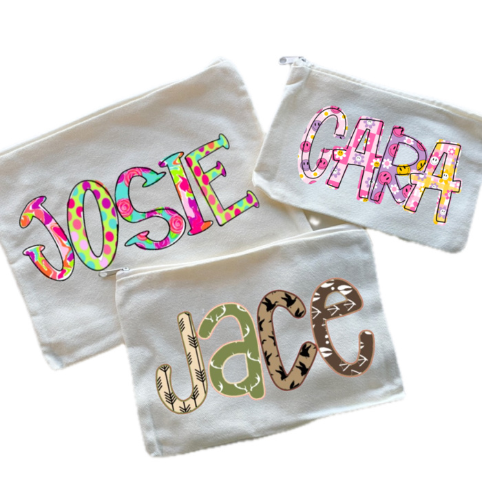 Personalized Everything/Pencil Pouches Back to School| 3 for $23