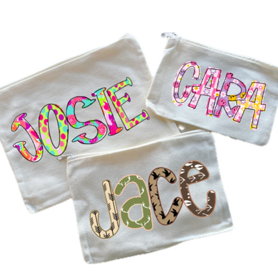 Personalized Everything/Pencil Pouches Back to School| 3 for $23