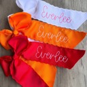  Embroidered Personalized Hair Bow Clip | 8 Colors