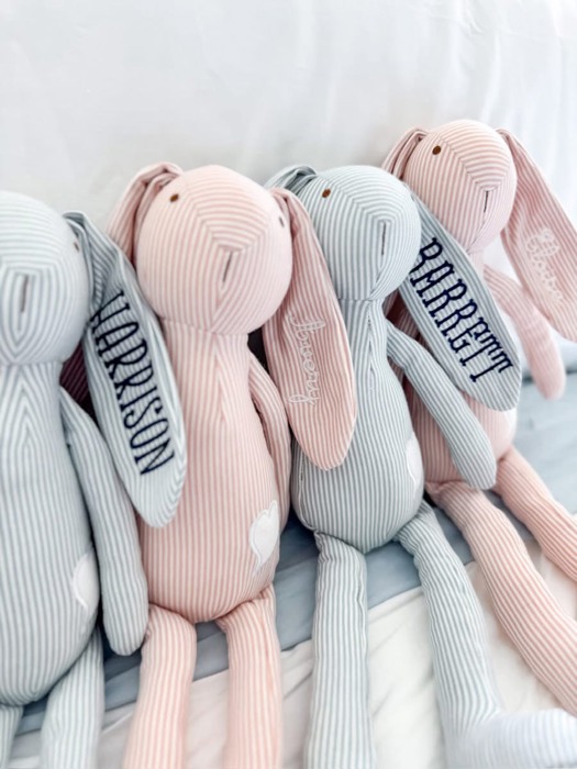  Bunny Easter Personalized Embroidered Plush | 3 Sizes/Styles