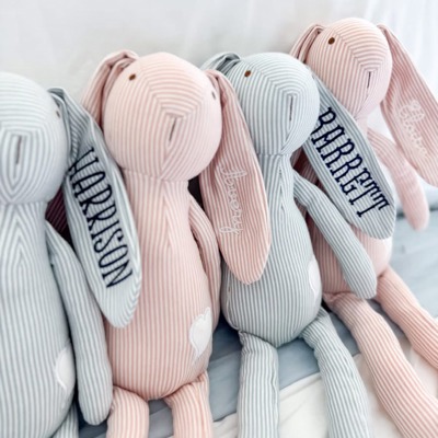 Bunny Easter Personalized Embroidered Plush | 3 Sizes/Styles