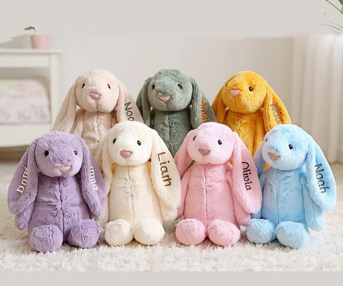 Custom Easter Bunny Small Plush | 6 colors