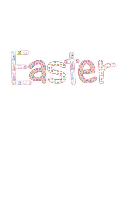 Bunny Ear Easter Bucket Personalized | 6 Fonts