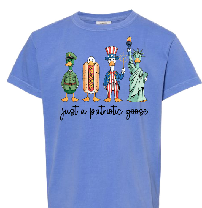 Patriotic Geese Tee 4th of July