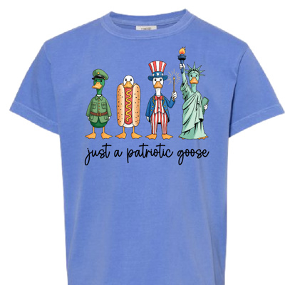 Patriotic Geese Tee 4th of July
