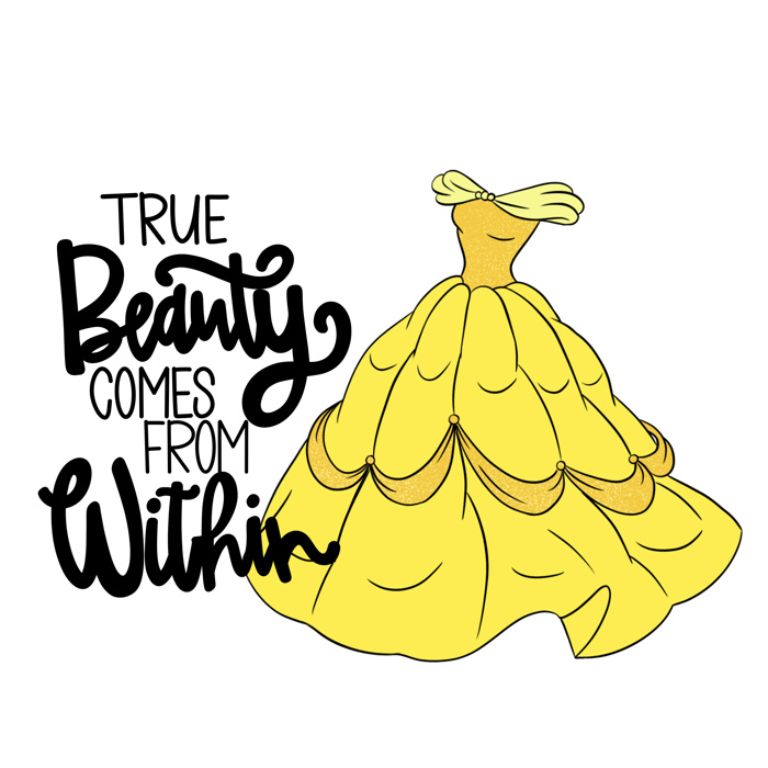 Princess Dress Motivational Quotes Vacation Tee | 14 Princess Choices