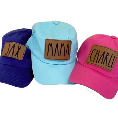 Adult Name Patch Cap