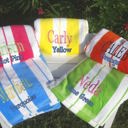  Striped Beach Towel Personalized | Six Colors
