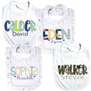  Personalized Alphabet Soup Baby Bib