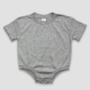 3-6M Gray-Bubble-Short Sleeve Personalized Vacation Character Baby Tee or Bubble | 27 Characters