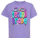  Back TO School Bow Grade Tee