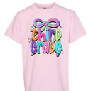  Back TO School Bow Grade Tee