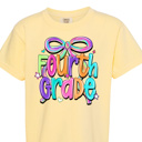  Back TO School Bow Grade Tee