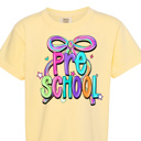  Back TO School Bow Grade Tee