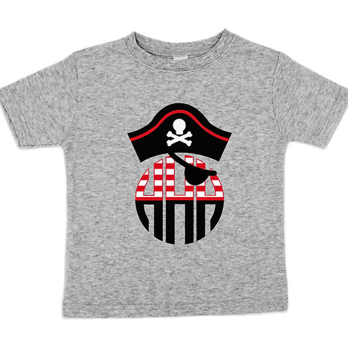 Summer Themed Monogram Tees Personalized | 8 Patterns| 2T-10Y