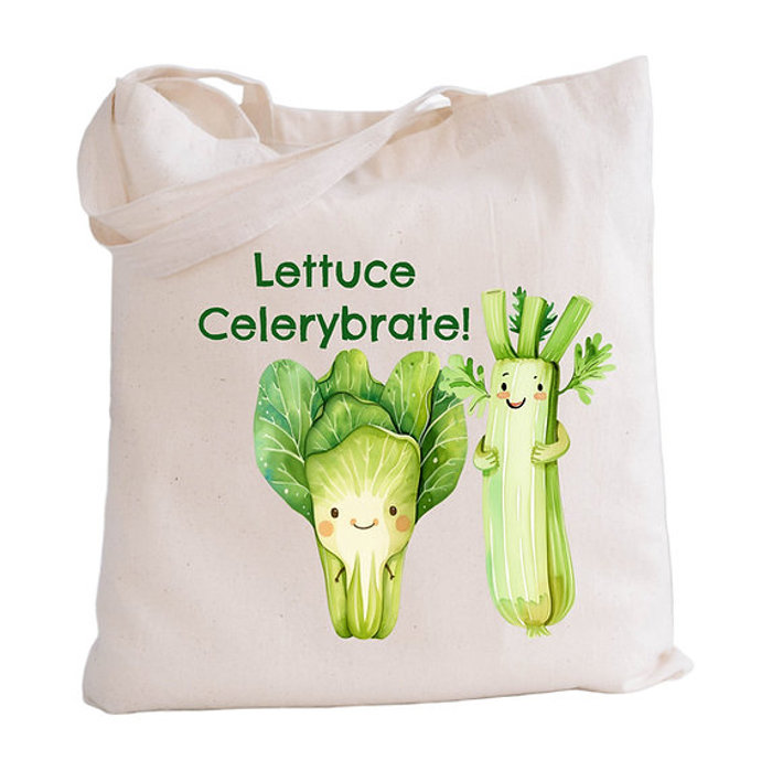Fruit and Veggie Tote Humor Farmers Market Bag | 10 Designs