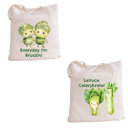  Fruit and Veggie Tote Humor Farmers Market Bag | 10 Designs