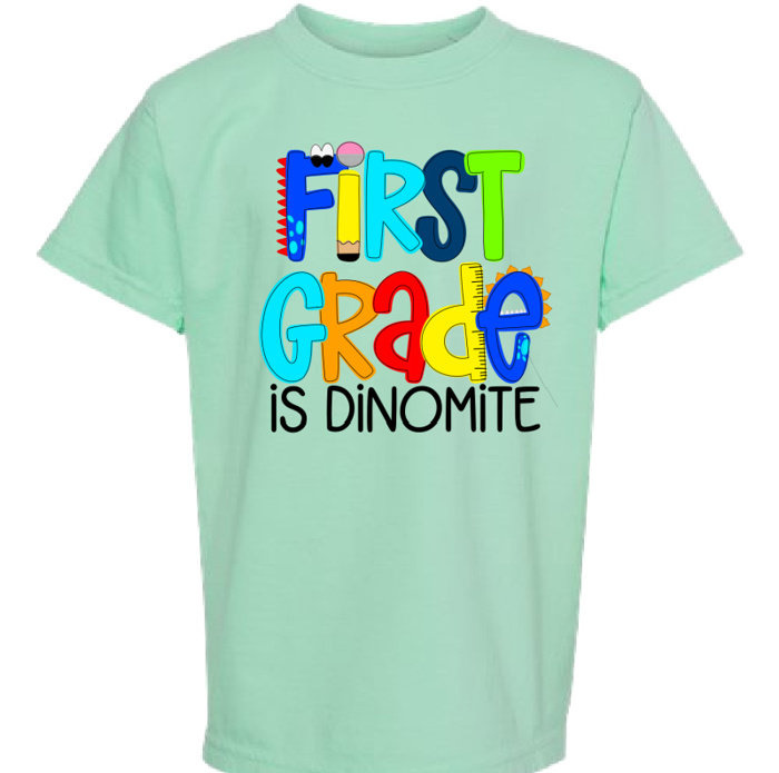 Back to School Dino Grade Tee