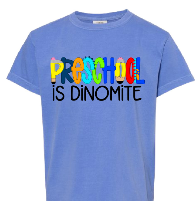 Back to School Dino Grade Tee